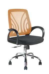 Кресло компьютерное Riva Chair 8099Е, Оранжевый в Омске