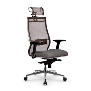 Офисное кресло Samurai SL-3.051 MPES Светло-Коричневый / Серый в Омске - предосмотр