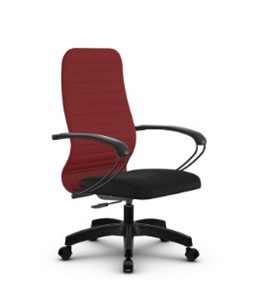 Кресло офисное SU-CK130-10P PL красный/черный в Омске