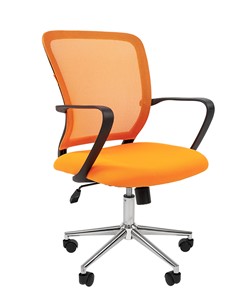Компьютерное кресло CHAIRMAN 698 CHROME new Сетка TW-66 (оранжевый) в Омске