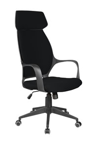 Офисное кресло Riva Chair 7272 (Черный/черный) в Омске