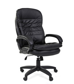 Офисное кресло CHAIRMAN 795 LT, экокожа, цвет черный в Омске