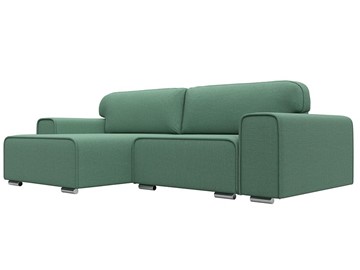 Угловой раскладной диван Лига-029, Амур зеленый (Рогожка) в Омске