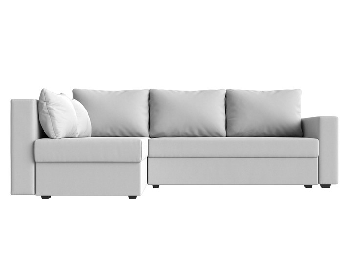 Угловой диван Мансберг, Белый (Экокожа) в Омске - изображение 8