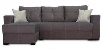 Угловой диван Fashion soft 210 (Uno grey + Brix latte) в Омске