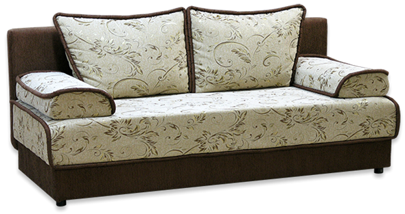 Прямой диван Лора Юность 12 БД в Омске - изображение
