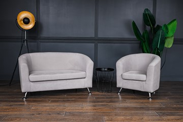 Комплект мебели Брамс  цвет бежевый диван 2Д + кресло в Омске