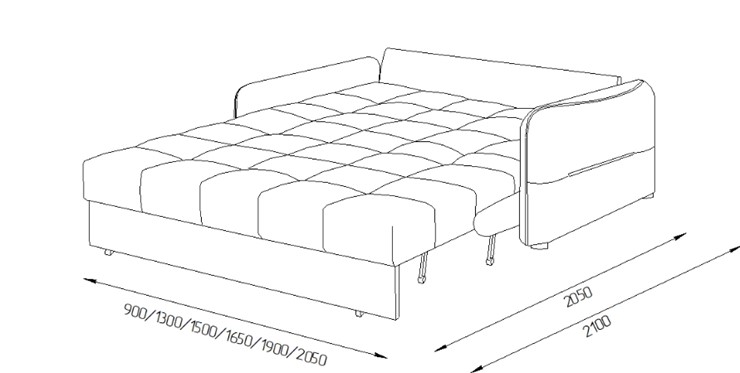 Прямой диван Токио 2 150 (НПБ) в Омске - изображение 7