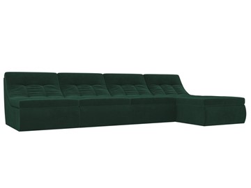 Модульный угловой диван Холидей, Зеленый (велюр) в Омске