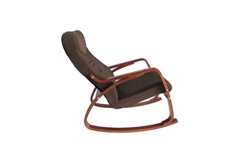Кресло-качалка Женева, ткань шоколад в Омске - предосмотр 1
