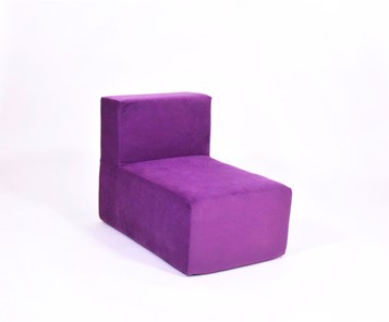 Кресло бескаркасное Тетрис 50х80х60, фиолетовое в Омске