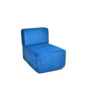 Кресло бескаркасное Тетрис 50х80х60, синий в Омске