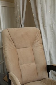 Кресло-качалка Леон маятниковая, ткань AMIGo песок 29-Т-П в Омске - предосмотр 7