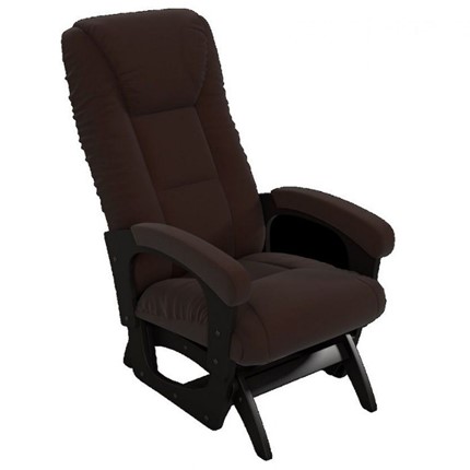 Кресло-качалка Леон маятниковая, ткань AMIGo шоколад 29-Т-Ш в Омске - изображение