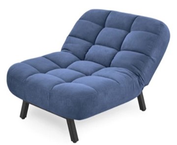 Мягкое кресло Абри опора металл (синий) в Омске - предосмотр 3