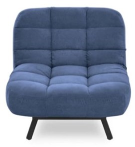 Мягкое кресло Абри опора металл (синий) в Омске - предосмотр