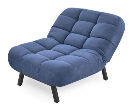 Мягкое кресло Абри опора металл (синий) в Омске - изображение 4