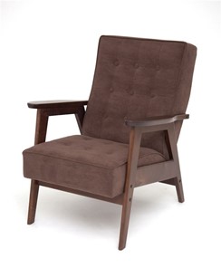Кресло Ретро (темный тон / RS32 - коричневый) в Омске - предосмотр