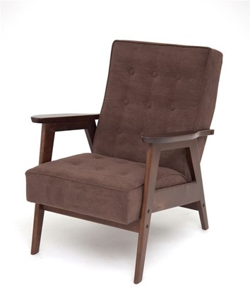 Кресло Ретро (темный тон / RS32 - коричневый) в Омске - изображение