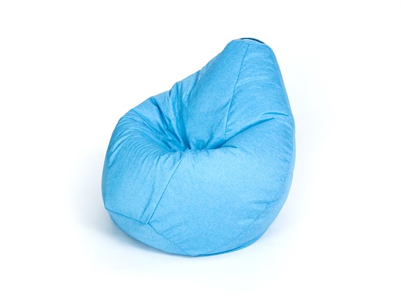 Кресло-мешок Хоум малое, голубое в Омске - изображение