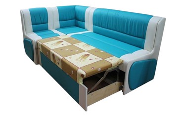 Угловой кухонный диван Квадро 4 со спальным местом в Омске - предосмотр 2