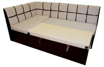 Кухонный угловой диван Квадро 5 со спальным местом в Омске - предосмотр 1