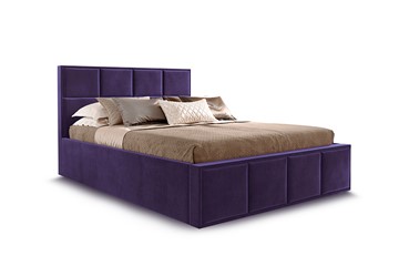 Кровать с основанием Октавия 1400,Мора фиолетовый в Омске