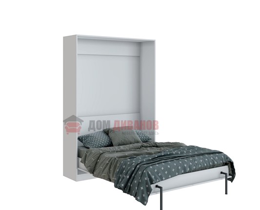 Кровать-шкаф Велена, 1200х2000, цвет белый в Омске - изображение