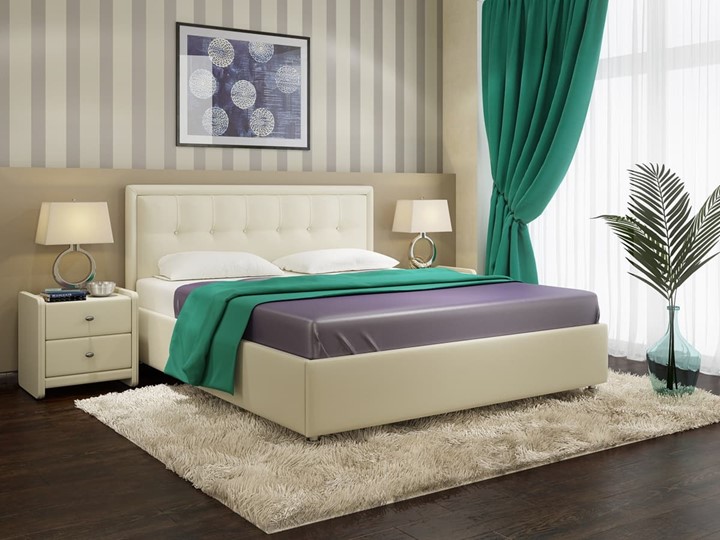 Спальная кровать Amelia размер 160*200 с основанием в Омске - изображение 3