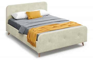 Кровать двуспальная Сиерра 1600 (с основанием) Торонто светло-бежевый в Омске