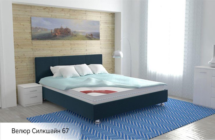 Спальная кровать Вена 160х200 (с основанием) в Омске - изображение 13