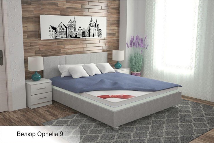 Спальная кровать Вена 160х200 (с основанием) в Омске - изображение 6