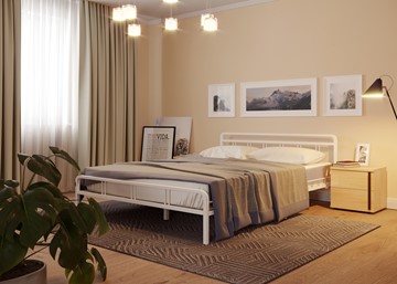 Кровать в спальню Леон, 1600, белый в Омске - предосмотр