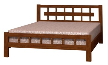 Спальная кровать Натали-5 (Орех) 160х200 в Омске