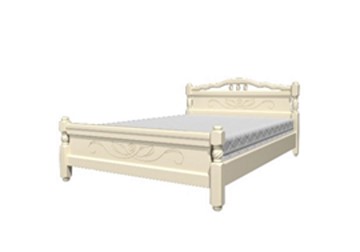 Спальная кровать Карина-5 (Слоновая кость) 90х200 в Омске