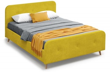 Кровать 1-спальная Сиерра 1200 (с основанием) Торонто горчица в Омске - предосмотр