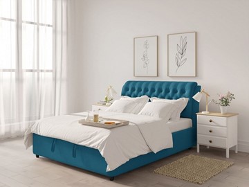 Спальная кровать Siena-2 1400х2000 с подъёмным механизмом в Омске - предосмотр