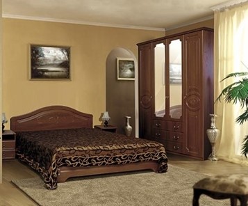 Модульная спальня Ивушка-5, цвет Итальянский орех в Омске