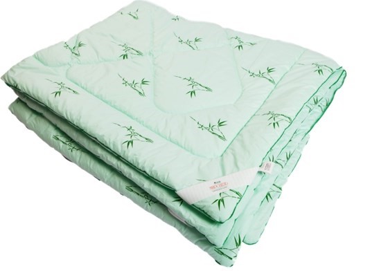 Стеганое одеяло Бамбук, всесезонное п/э вакуум в Омске - изображение