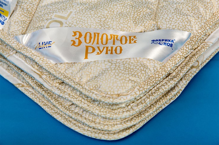 Одеяло всесезонное полутороспальное Золотое Руно в Омске - изображение 1