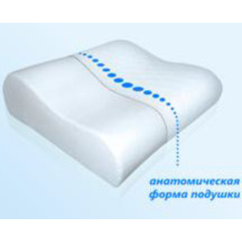 Подушка ортопедическая L Память 50х42 в Омске - изображение
