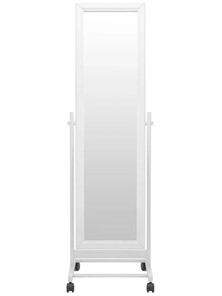 Зеркало напольное BeautyStyle 27 (135х42,5см) Белое в Омске - предосмотр 1