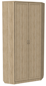 Шкаф 401 угловой со штангой, цвет Дуб Сонома в Омске
