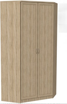 Шкаф 403 несимметричный, цвет Дуб Сонома в Омске - изображение