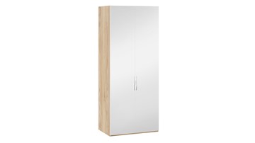 Шкаф для одежды Эмбер СМ-348.07.004 (Яблоня Беллуно/Белый глянец) в Омске