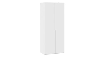 Шкаф двустворчатый Порто (580) СМ-393.07.003 (Белый жемчуг/Белый софт) в Омске
