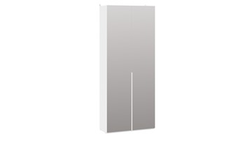 Шкаф с 2 зеркальными дверями Порто (366) СМ-393.07.224 (Белый жемчуг/Белый жемчуг) в Омске