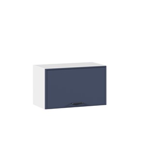 Горизонтальный кухонный шкаф 600 Индиго ЛД 298.710.000.119, Белый/Тёмно-синий в Омске