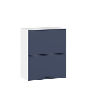 Горизонтальный кухонный шкаф 600 комбинированный Индиго ЛД 298.970.000.125, Белый/Тёмно-синий в Омске