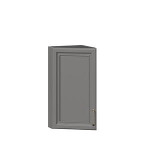 Кухонный навесной шкаф Джелатто окончание 350 ЛД 241.690.000.160, Черный/Оникс серый в Омске